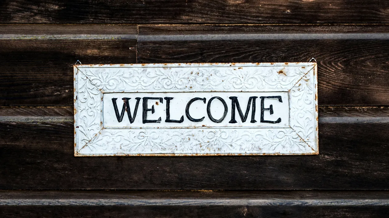 Welcome (Foto: Tim Mossholder – Unsplash) Welcome (Foto: Tim Mossholder – Unsplash)